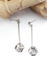 prism crystal earring necklace set