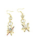 Irregular crystal earrings