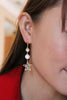 Irregular crystal earrings