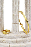 fashion feather pattern bracelet ring set