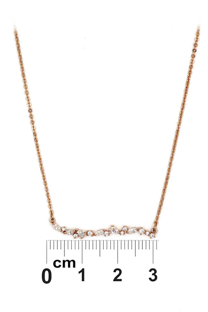 cabinet crystal curve lady clavicle necklace