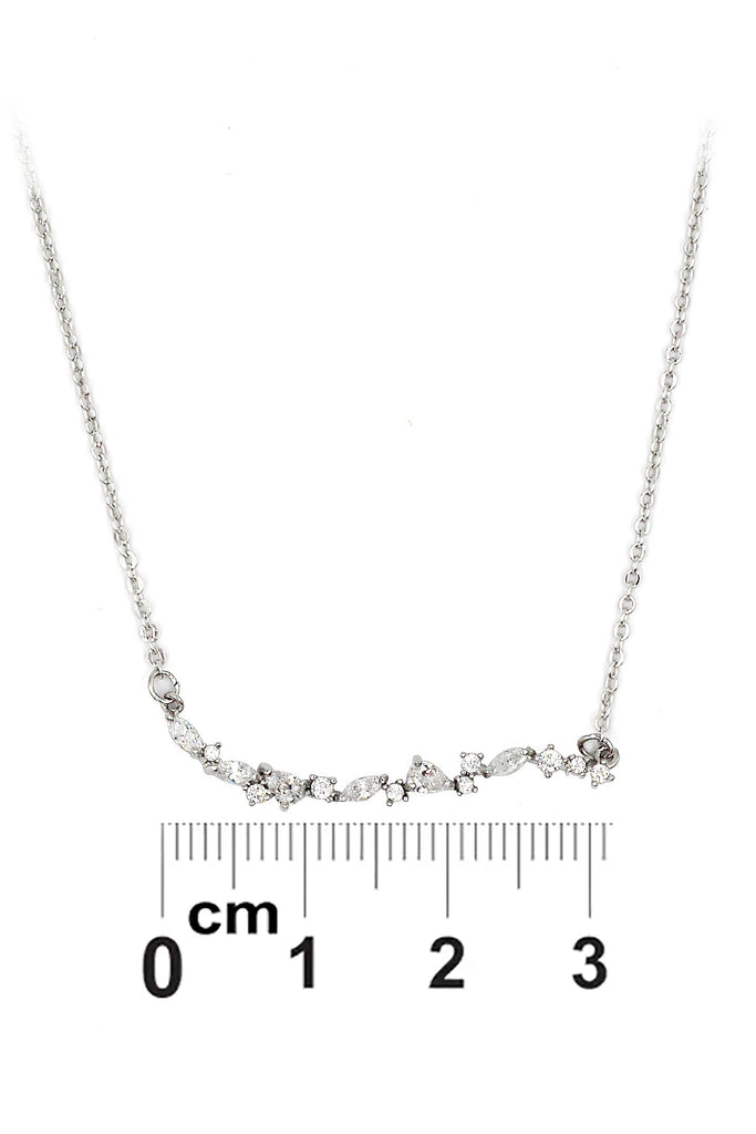 cabinet crystal curve lady clavicle necklace