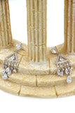 water drop crystal earrings ring set