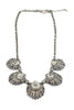Fine fashion silver crystal necklace