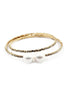 fashion gold pearl crystal bracelet