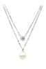 pendant pearl earring necklace set