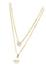pendant pearl earring necklace set