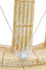 noble crystal earrings necklace set