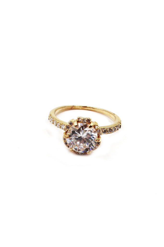 fashion daisy crystal ring