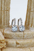 noble silver diamond earrings