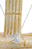 Inlaid zircon necklace ring set
