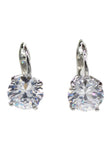 Elegant impounded crystal earrings