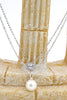 pendant pearl earring necklace set