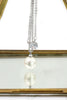 pendant pearl earring necklace set