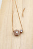 fashion crystal pendant necklace