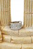two-tiered crystal ring