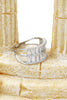 shimmering crystal Ring necklace set