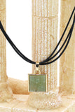 fashion square crystal original necklace