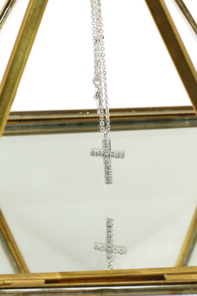 silver cross double chain set