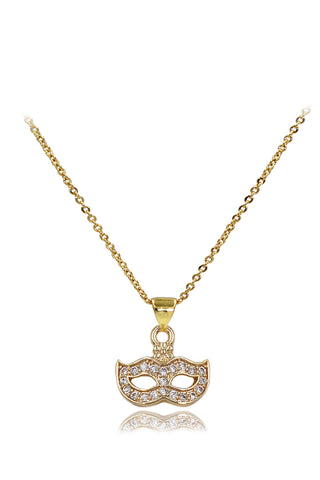 fashion shiny crystal butterfly necklace