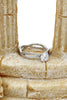 shining crystal earrings ring set