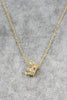 fashion small crown crystal necklace