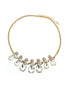 noble cobblestone crystal necklace