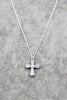 fashion crystal cross pendant necklace