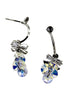 sweety sparkling swarovski crystal earrings