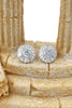 small sun flower crystal earring ring set
