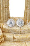 simple shining crystal earrings