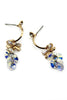 sweety sparkling swarovski crystal earrings