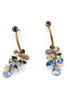 sweety sparkling swarovski crystal earrings