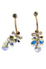 sweety sparkling swarovski crystal earrings