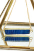 fashion natural stone golden necklace