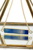 fashion natural stone golden necklace