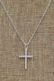 fashion cross crystal pendant necklace