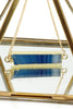 fashion natural stone golden necklace