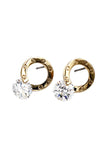 Elegant lady crystal earrings