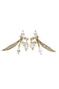 lovely little crystal dragonfly earrings