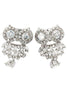 lovely crystal pendant owl earrings