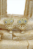 gold pendant owl necklace earrings set
