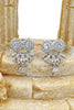 lovely crystal pendant owl earrings