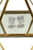 lovely crystal pendant owl earrings