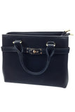 Practical double leather handbags