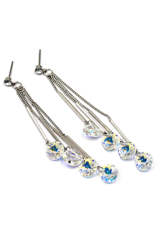 Lovely butterfly shiny Crystal Earrings