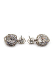 Fashionable Rose Crystal Earrings