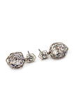 Fashionable Rose Crystal Earrings