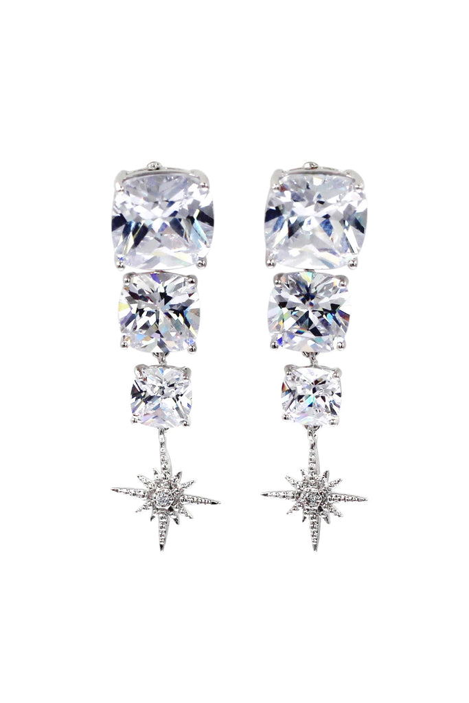 mini polaris crystal earring necklace set