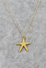 fashion starfish pendant necklace